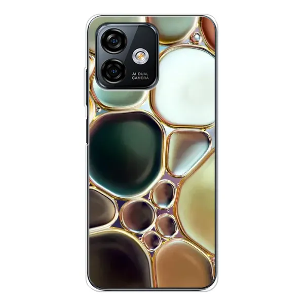 Чохол з принтом «Радужний Мрамор» для Ulefone Note 16 Pro