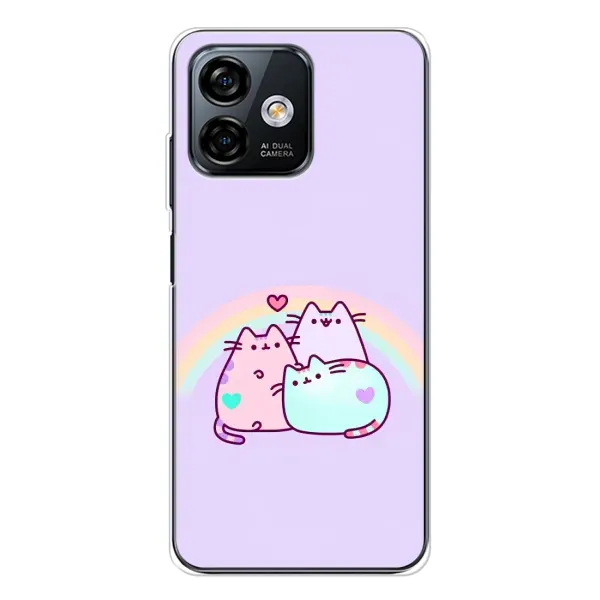 Чехол с принтом «Радужные котики» для Ulefone Note 16 Pro