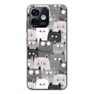 Чехлы с Котиками для Ulefone Note 16 Pro (VPrint) (Рисованные котики)