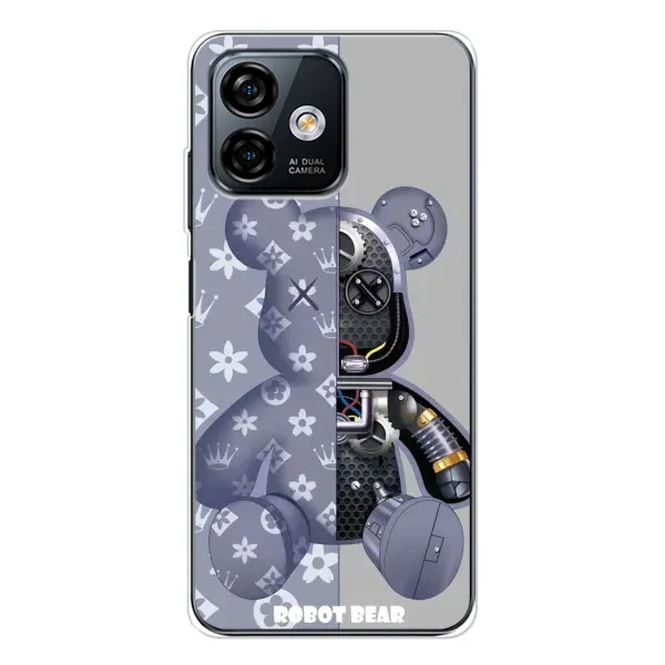 Чехол с принтом «Робот Мишка» для Ulefone Note 16 Pro