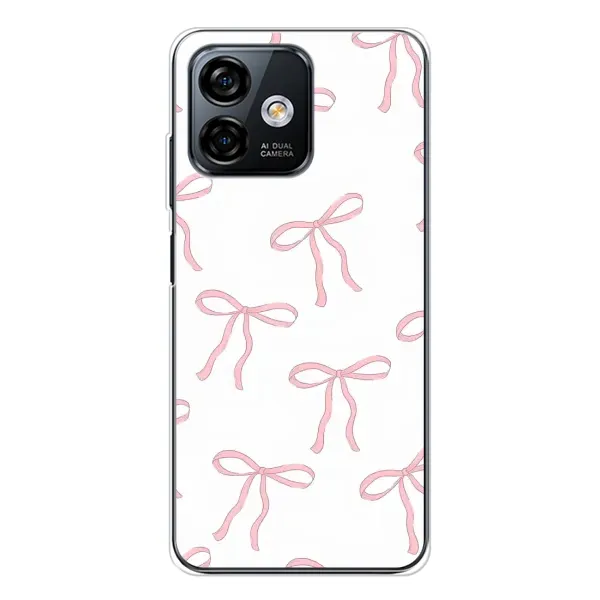 Чохол з принтом «Рожеві бантики» для Ulefone Note 16 Pro Чохол з принтом «Рожеві бантики» для Ulefone Note 16 Pro