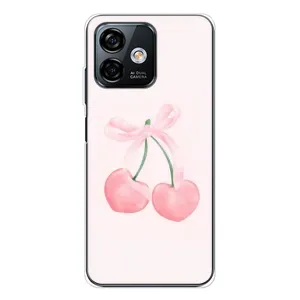 Чохол з розовим принтом для Ulefone Note 16 Pro (Рожеві вишні)