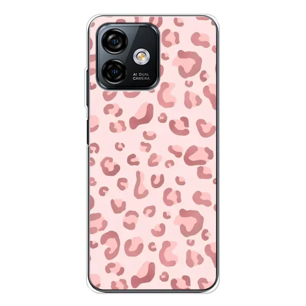 Чохол з принтом «Рожевий леопард» для Ulefone Note 16 Pro