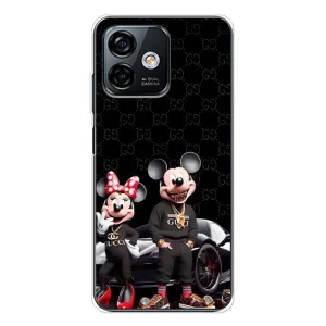 Чехол Disney Mouse Ulefone Note 16 Pro (PREMIUMPrint) (Семья Маусов)
