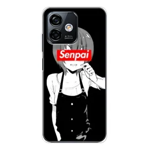 Чехлы Персонажи Аниме Наруто для Ulefone Note 16 Pro (AlphaPrint) (Senpai)