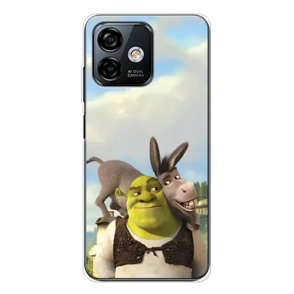 Чохол з принтом «Шрек та Осел» для Ulefone Note 16 Pro Чохол з принтом «Шрек та Осел» для Ulefone Note 16 Pro