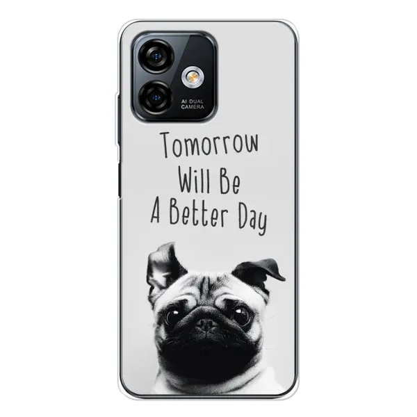 Чехол с принтом «Смешной Мопс» для Ulefone Note 16 Pro Чехол с принтом «Смешной Мопс» для Ulefone Note 16 Pro