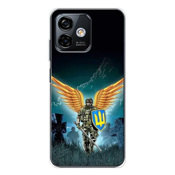 Чехол с принтом «Солдат ЗСУ» для Ulefone Note 16 Pro
