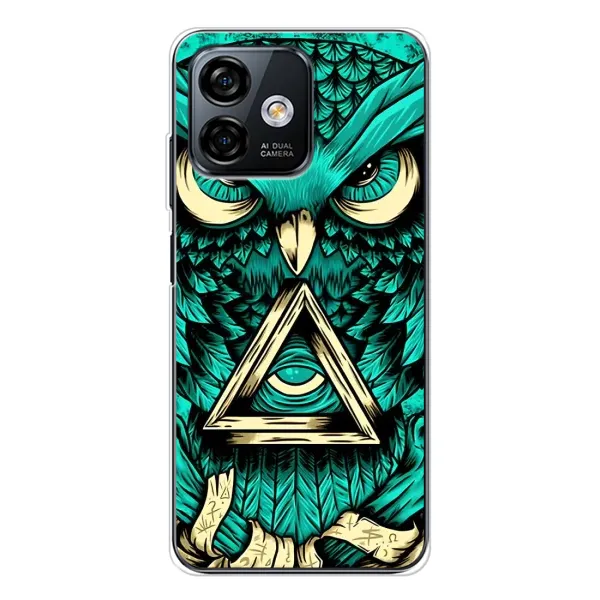 Чехол с принтом «Сова с глазом» для Ulefone Note 16 Pro