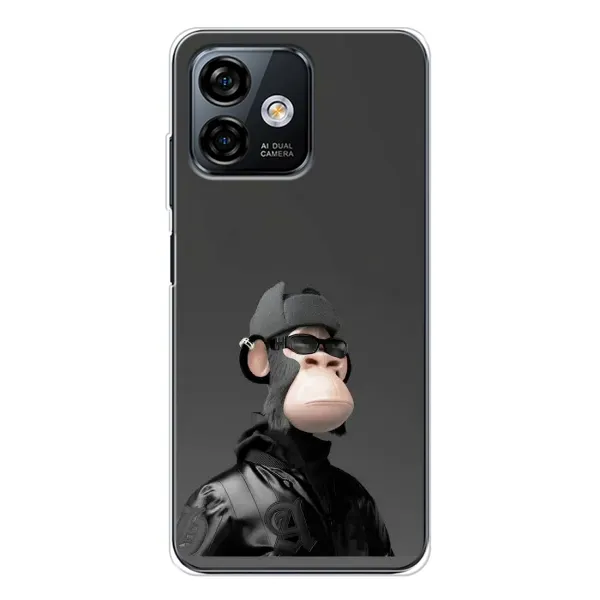 Чехол с принтом «стильная обезьяна NFT» для Ulefone Note 16 Pro