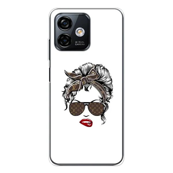 Чехол с принтом «стильная с луи витон» для Ulefone Note 16 Pro