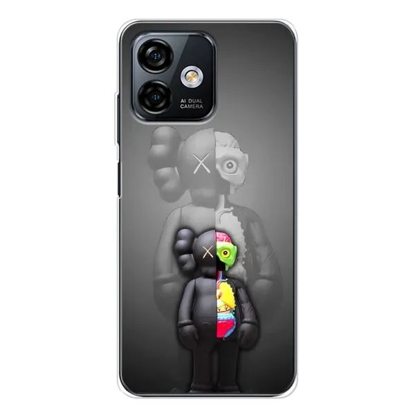 Чохол з принтом «Тіло Bearbrick» для Ulefone Note 16 Pro