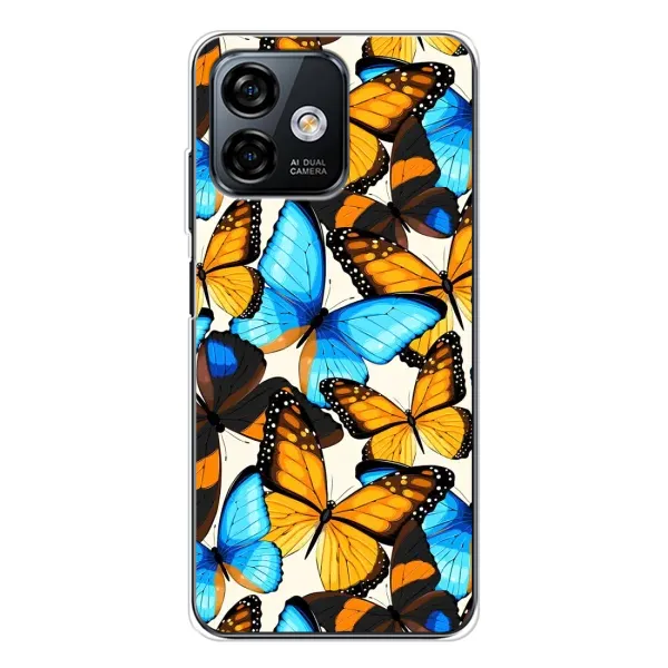 Чехол с принтом «Яркие бабочки» для Ulefone Note 16 Pro
