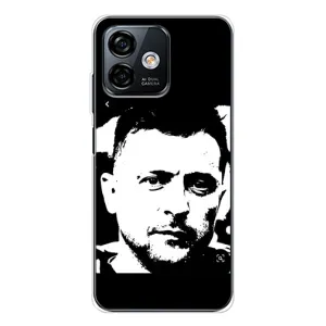Чехол для Ulefone Note 16 Pro (AlphaPrint - с принтом Зеленского) (Зеленский АРТ)