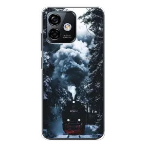 Новорічні, Святкові Чохли для Ulefone Note 16 Pro - 2024 год (Зимовий потяг)