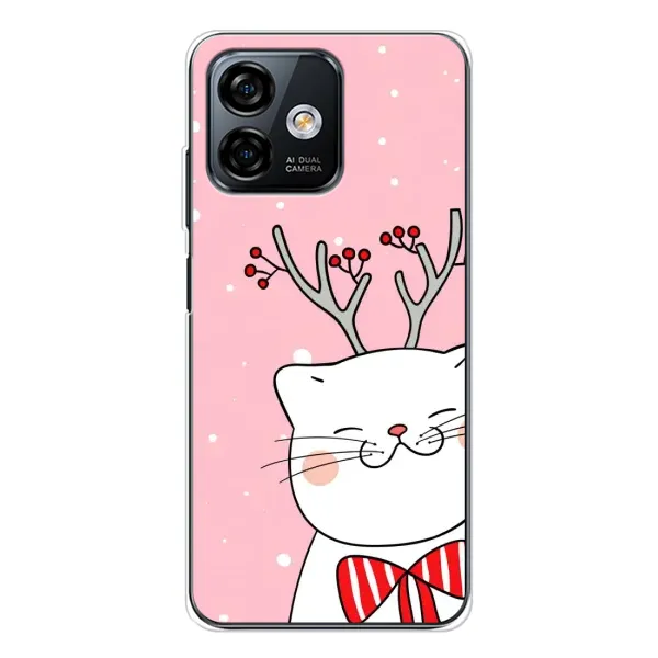 Чехол с принтом «Зимний кот» для Ulefone Note 16 Pro