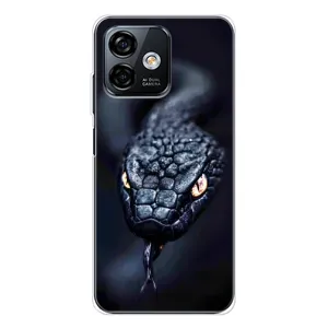 Чехол с принтом «Черная змея» для Ulefone Note 16 Pro
