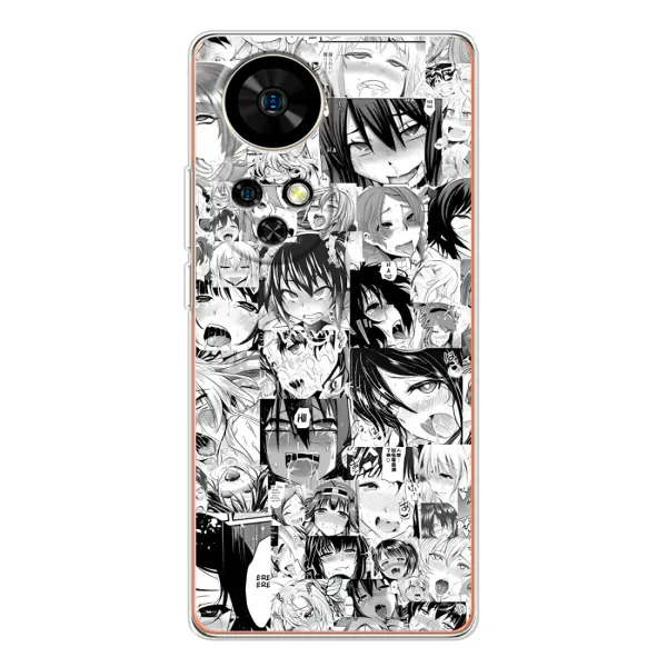 Чохол з принтом «Ahegao manga» для Ulefone Note 17 Pro