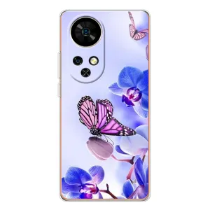 Чохли з квітами для Ulefone Note 17 Pro (VPrint) (Метелик на квітах)
