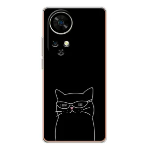 Чохол з малюнком кіт на Ulefone Note 17 Pro (Байдужий кіт)