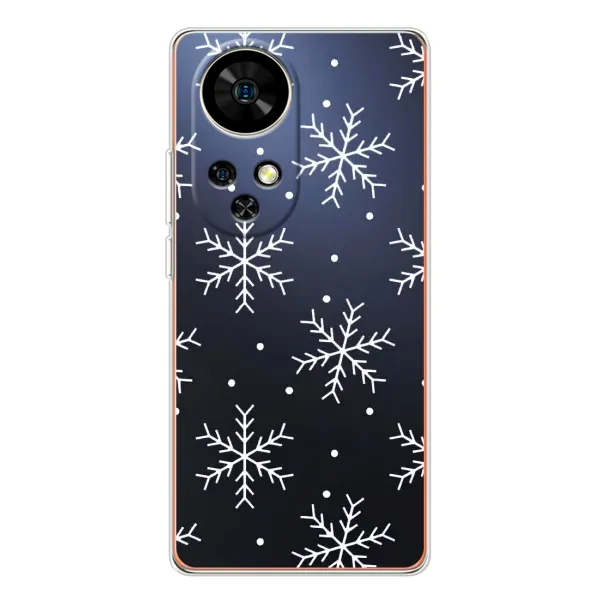 Чохол з принтом «Білі сніжинки» для Ulefone Note 17 Pro Чохол з принтом «Білі сніжинки» для Ulefone Note 17 Pro