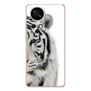 Чохли з картинкою животних Ulefone Note 17 Pro (Білий Тигр)