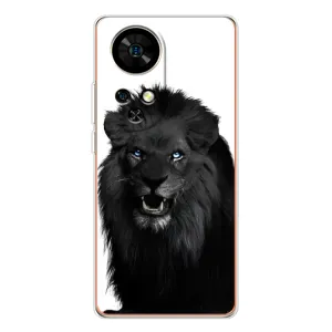 Чохли з картинкою животних Ulefone Note 17 Pro (Чорний ЛЕВ)