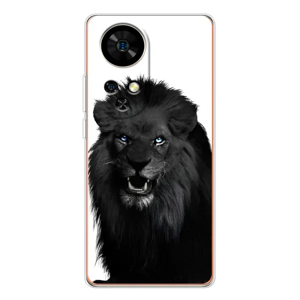 Чохол з принтом «Чорний ЛЕВ» для Ulefone Note 17 Pro