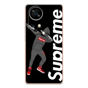 Чехол для Ulefone Note 17 Pro с картинкой Supreme (AlphaPrint) (Деб Суприм)