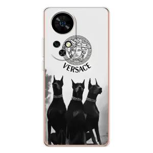 Чохли VERSACE для Нот 17 Про (PREMIUMPrint) (Доберман Версаче)
