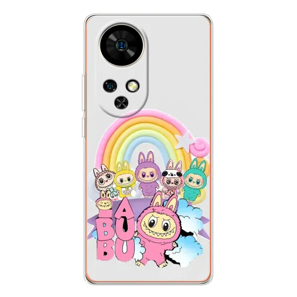 Чохол з принтом «Фон Лабубу» для Ulefone Note 17 Pro