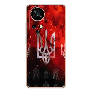 Украинские Чехлы для Ulefone Note 17 Pro с картинкой УПА (AlphaPrint) (ГЕРБ УПА)