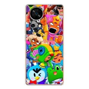 Чехол для Ulefone Note 17 Pro Бравл Старс (VPrint) (герои Бравл Старс)