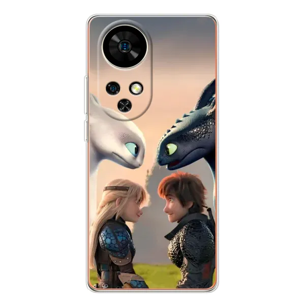 Чохол з принтом «Гикавка і Астрід» для Ulefone Note 17 Pro Чохол з принтом «Гикавка і Астрід» для Ulefone Note 17 Pro