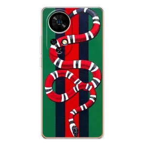 Чохли  GUCCI для Нот 17 Про (AlphaPrint) (Gucci змія)