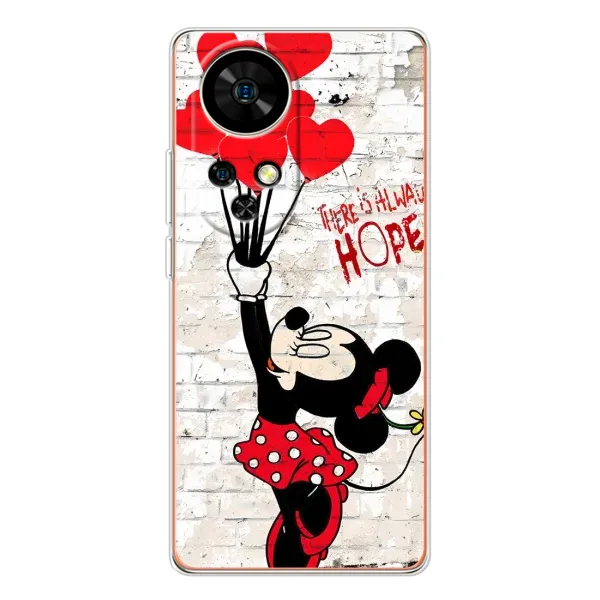 Чохол з принтом «Heart Minni» для Ulefone Note 17 Pro