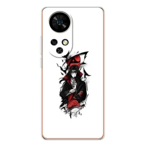 Чехлы на тему: Итачи Учиха для Ulefone Note 17 Pro (AlphaPrint) (Итачи с атрибутами)
