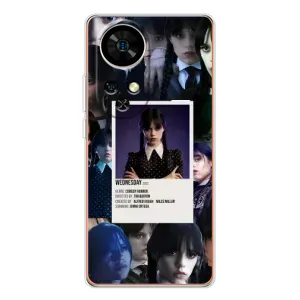 Чохли Венсдей на Ulefone Note 17 Pro Уенсдей (AlphaPrint) (колаж Венздей)