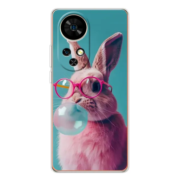 Чехол с принтом «Кролик в очках» для Ulefone Note 17 Pro Чехол с принтом «Кролик в очках» для Ulefone Note 17 Pro