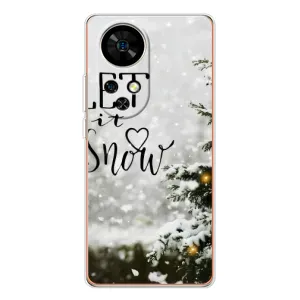 Новорічні, Святкові Чохли для Ulefone Note 17 Pro - 2024 год (Let it snow)
