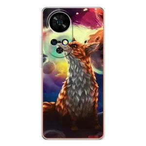 Чехлы с картинкой Лисички для Ulefone Note 17 Pro (VPrint) (Лисица в космосе)