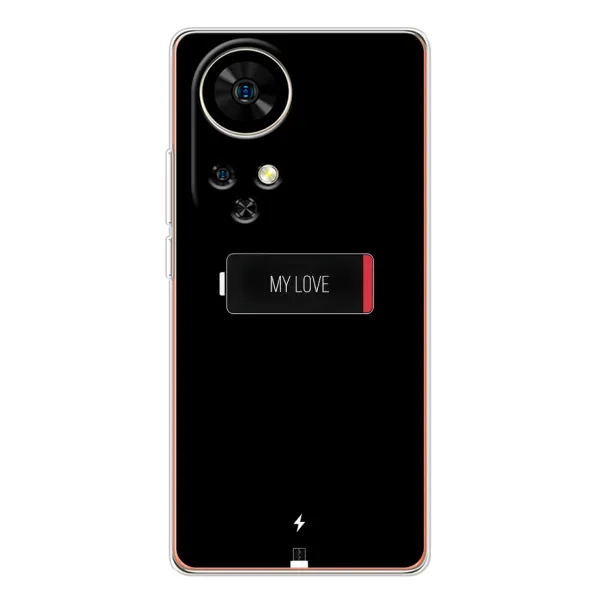 Чехол с принтом «Love battery» для Ulefone Note 17 Pro