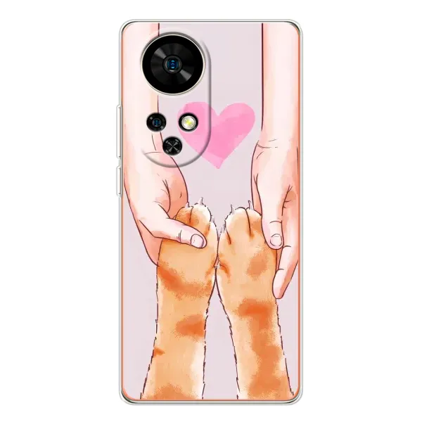 Чехол с принтом «Любовь к котикам» для Ulefone Note 17 Pro