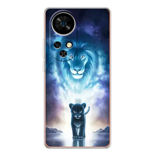 Чехол с принтом «Маленький лев» для Ulefone Note 17 Pro