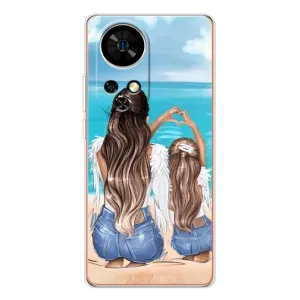 Чохол з друком для Ulefone Note 17 Pro - (Мама з дитинкою) (AlphaPrint) (Мама з донькою)