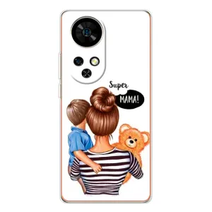 Чохол з друком для Ulefone Note 17 Pro - (Мама з дитинкою) (AlphaPrint) (Мама з синочком)