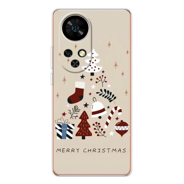 Чохол з принтом «Merry Christmas» для Ulefone Note 17 Pro