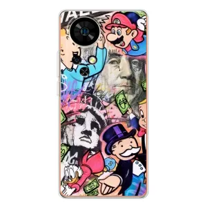 Чохли з крутими принтами для Ulefone Note 17 Pro - (PREMIUMPrint) (Monopoly man)