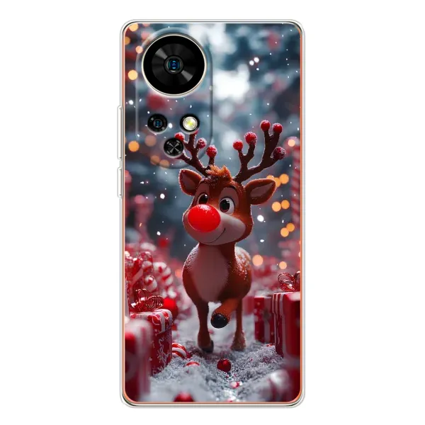 Чехол с принтом «Олень среди подарков» для Ulefone Note 17 Pro Чехол с принтом «Олень среди подарков» для Ulefone Note 17 Pro