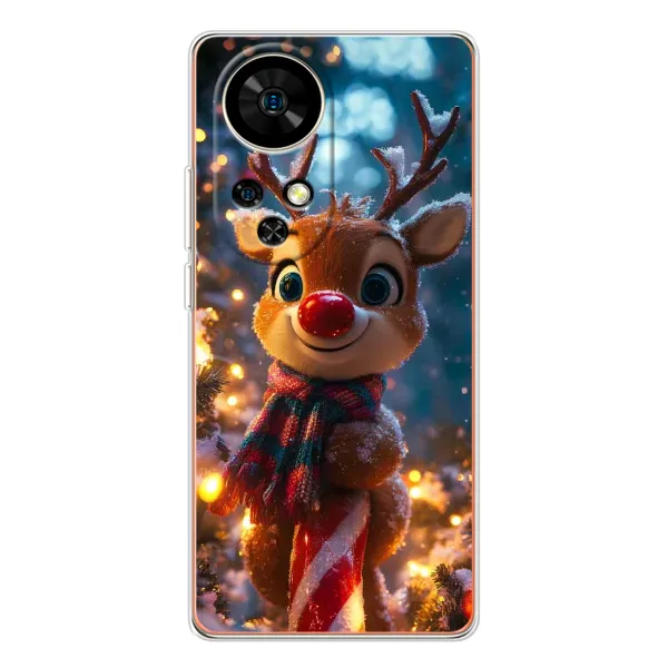 Чехол с принтом «Олень с шарфом» для Ulefone Note 17 Pro Чехол с принтом «Олень с шарфом» для Ulefone Note 17 Pro
